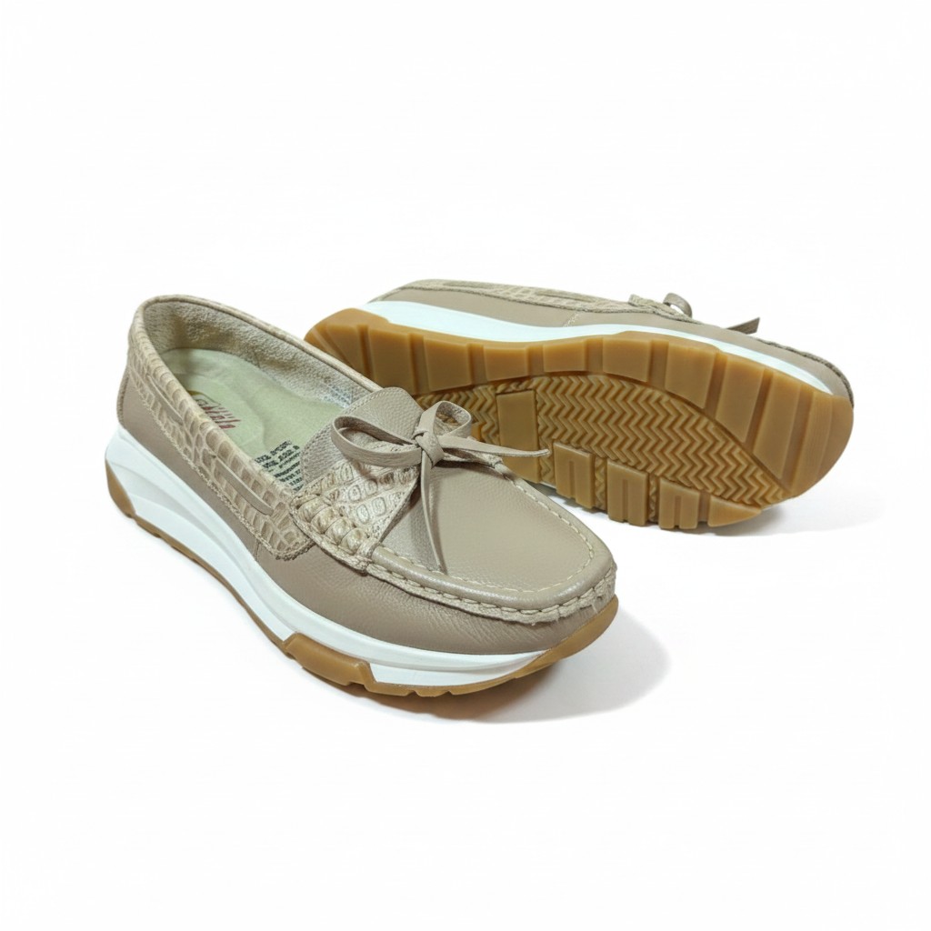 Mocasín Cuero Dama TAUPE 1006 - Image 4